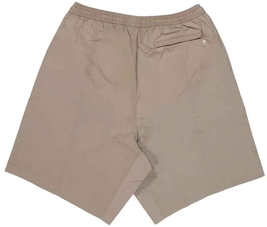 AMI Paris short de bain a panneaux Bruin
