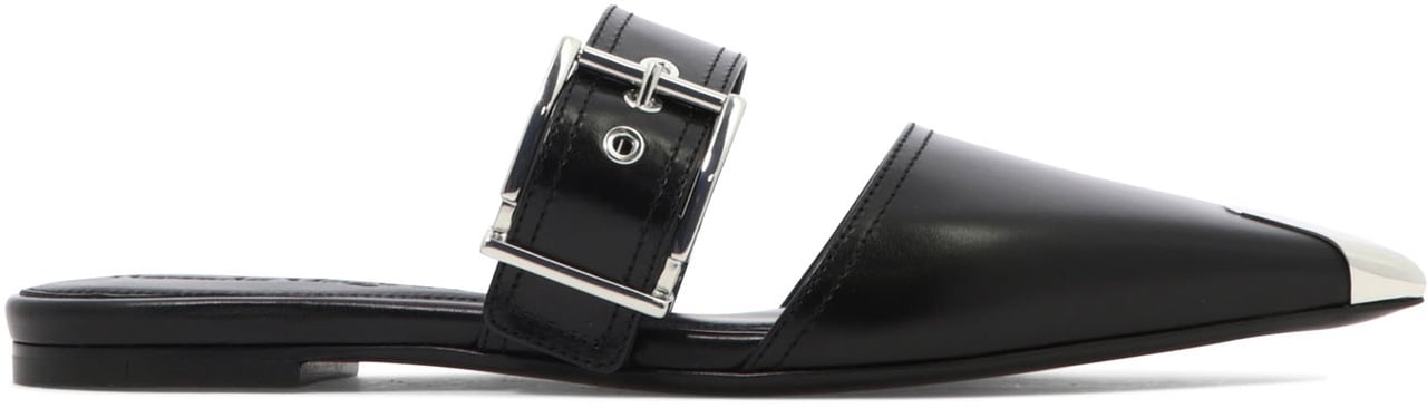 Alexander McQueen Mule "Punk" Zwart