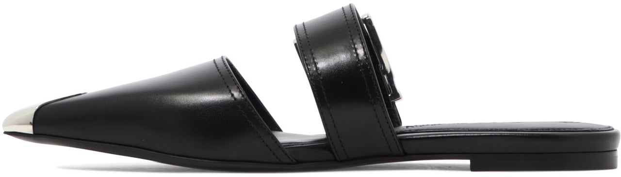 Alexander McQueen Mule "Punk" Zwart