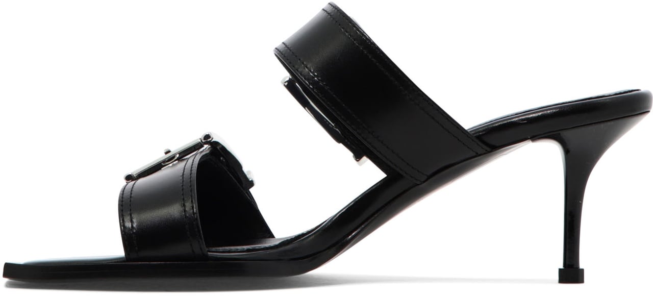 Alexander McQueen Sandali "Boxcar" Zwart