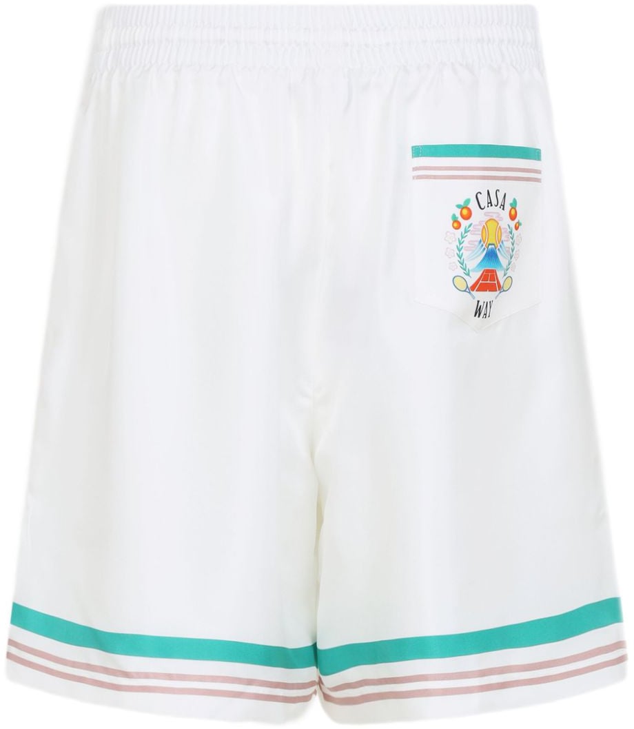 Casablanca Casablanca Pantaloncini Bianco Wit