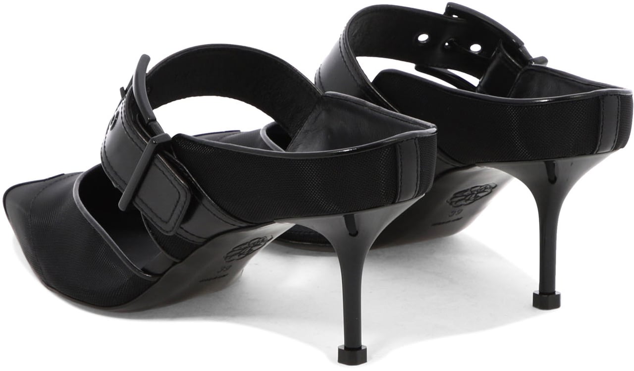 Alexander McQueen Scarpe con tacco "Punk" Zwart