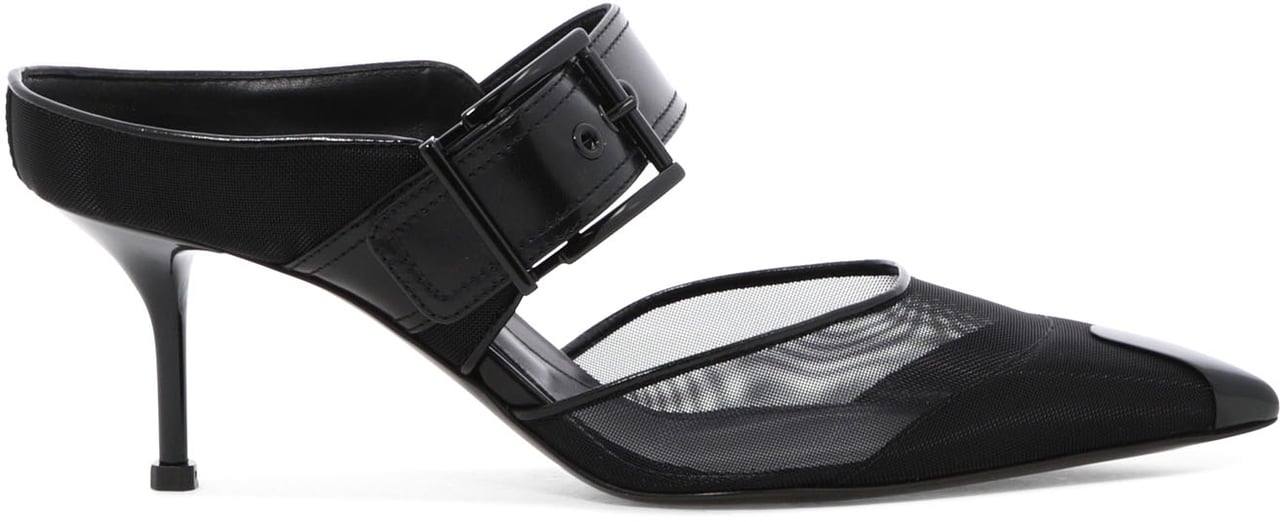 Alexander McQueen Scarpe con tacco "Punk" Zwart