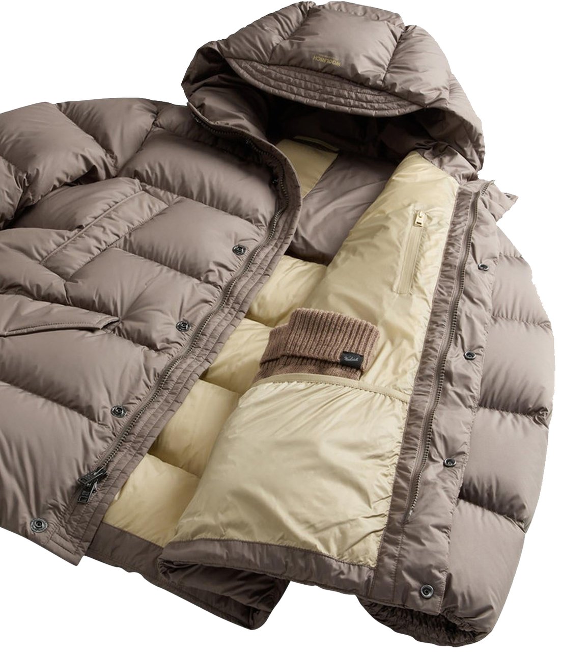 Woolrich Heren Cloud Davis Parka Beige Beige