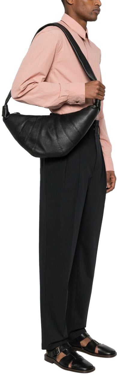Lemaire Medium Narrow Croissant Dark Chocolate Bruin