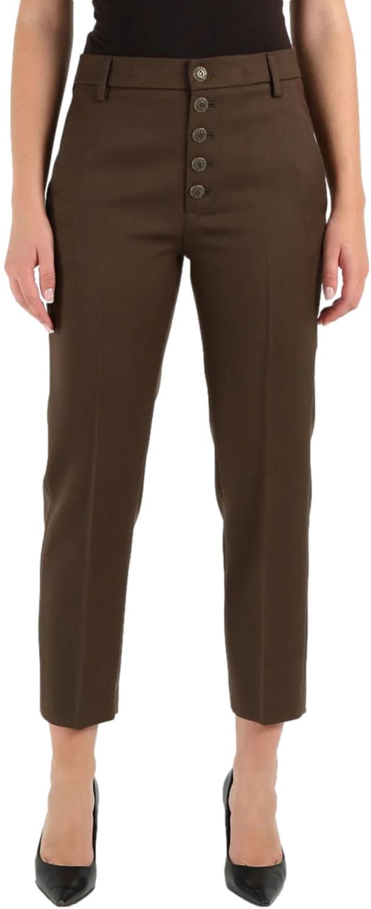 Dondup Trousers Brown Bruin