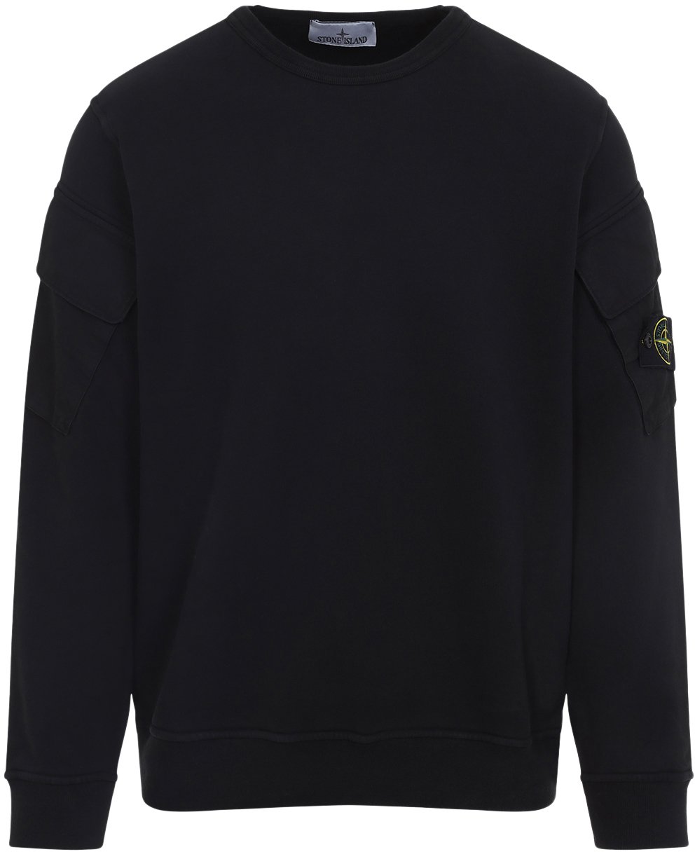 Stone Island Sweaters Black Zwart