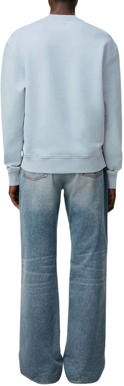 AMI Paris Sweaters Clear Blue Blauw