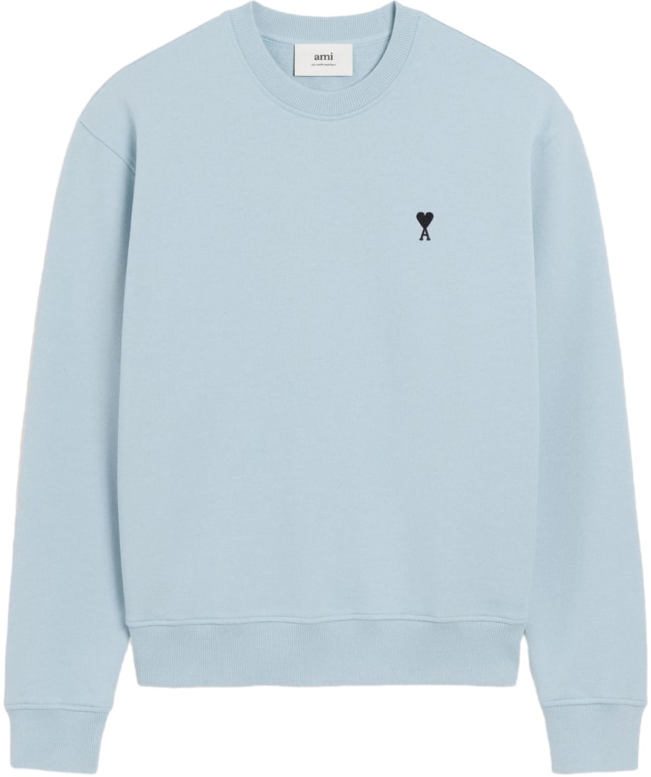 AMI Paris Sweaters Clear Blue Blauw
