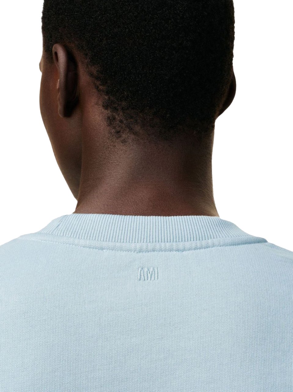 AMI Paris Sweaters Clear Blue Blauw