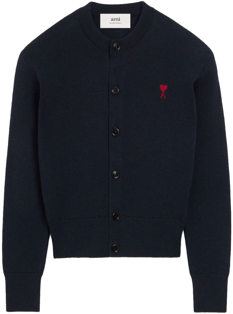 AMI Paris Sweaters Blue Blauw