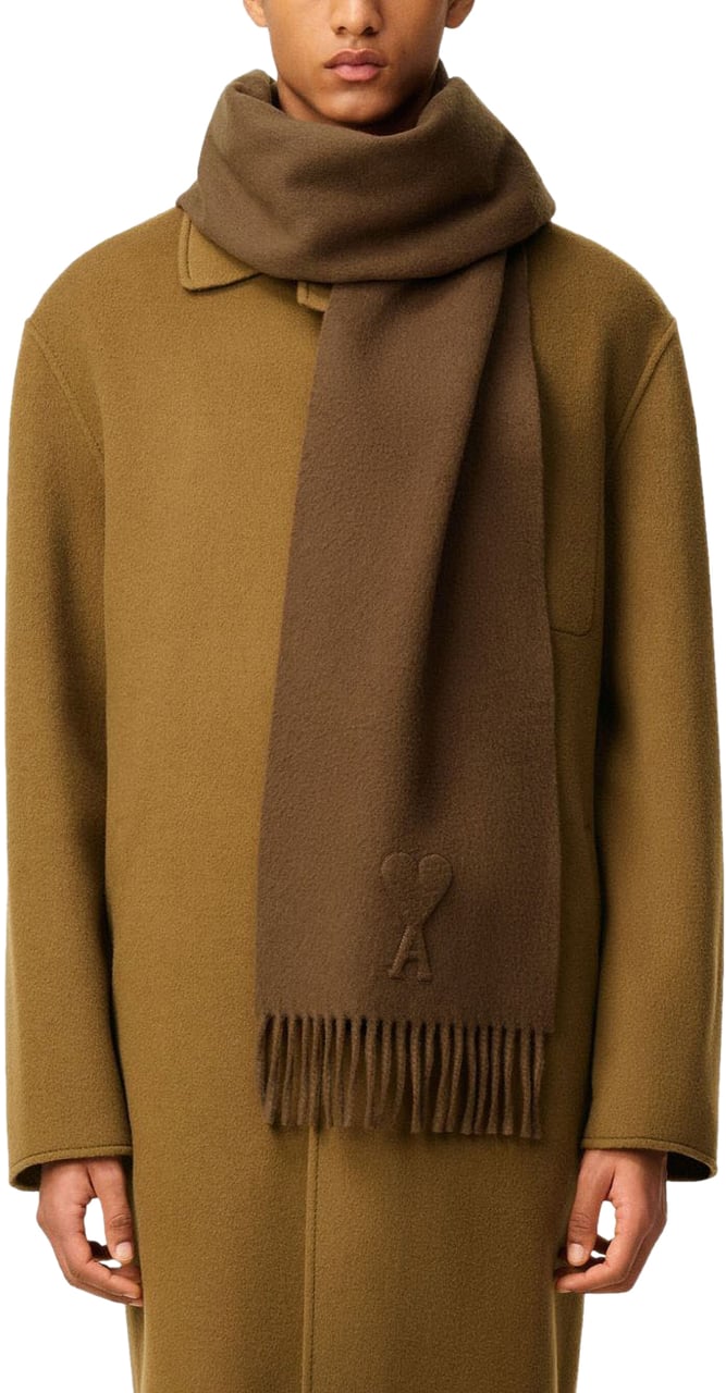 AMI Paris Scarfs Brown Bruin