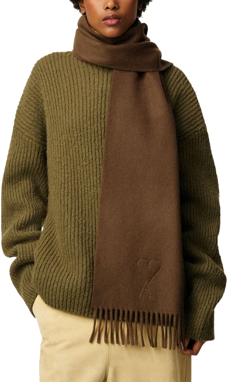 AMI Paris Scarfs Brown Bruin