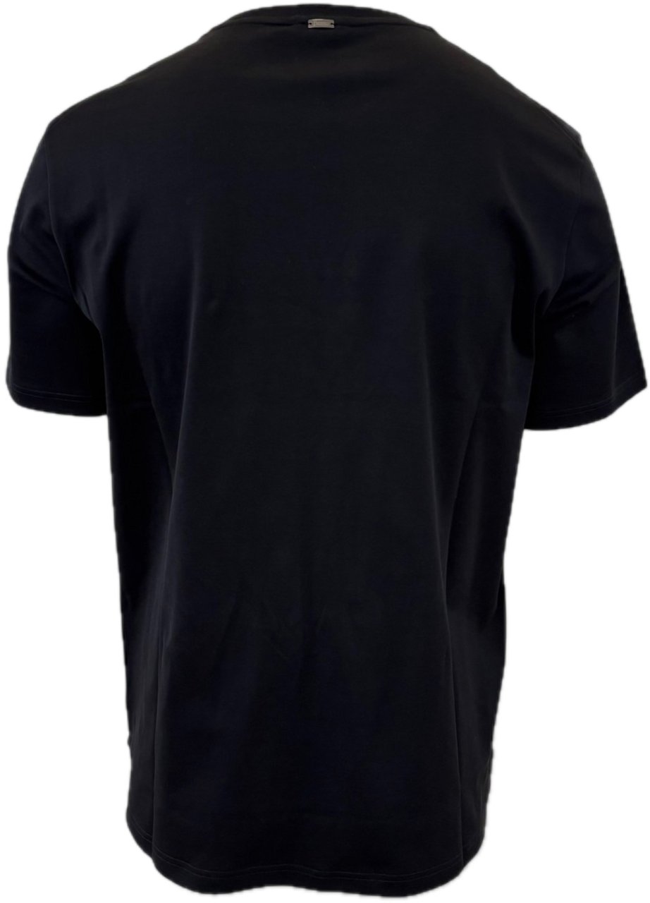 Herno T-Shirt zwart borstzak Zwart