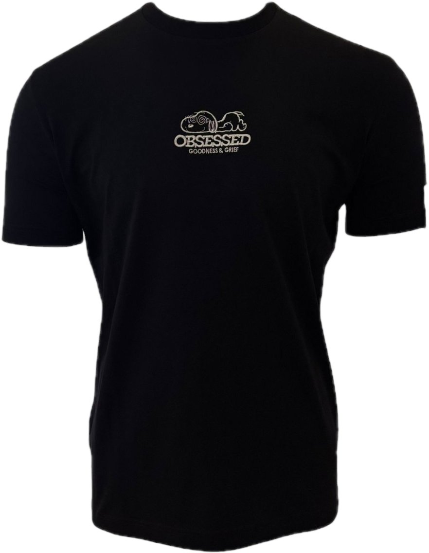 Iceberg T-shirt zwart Obsessed Zwart
