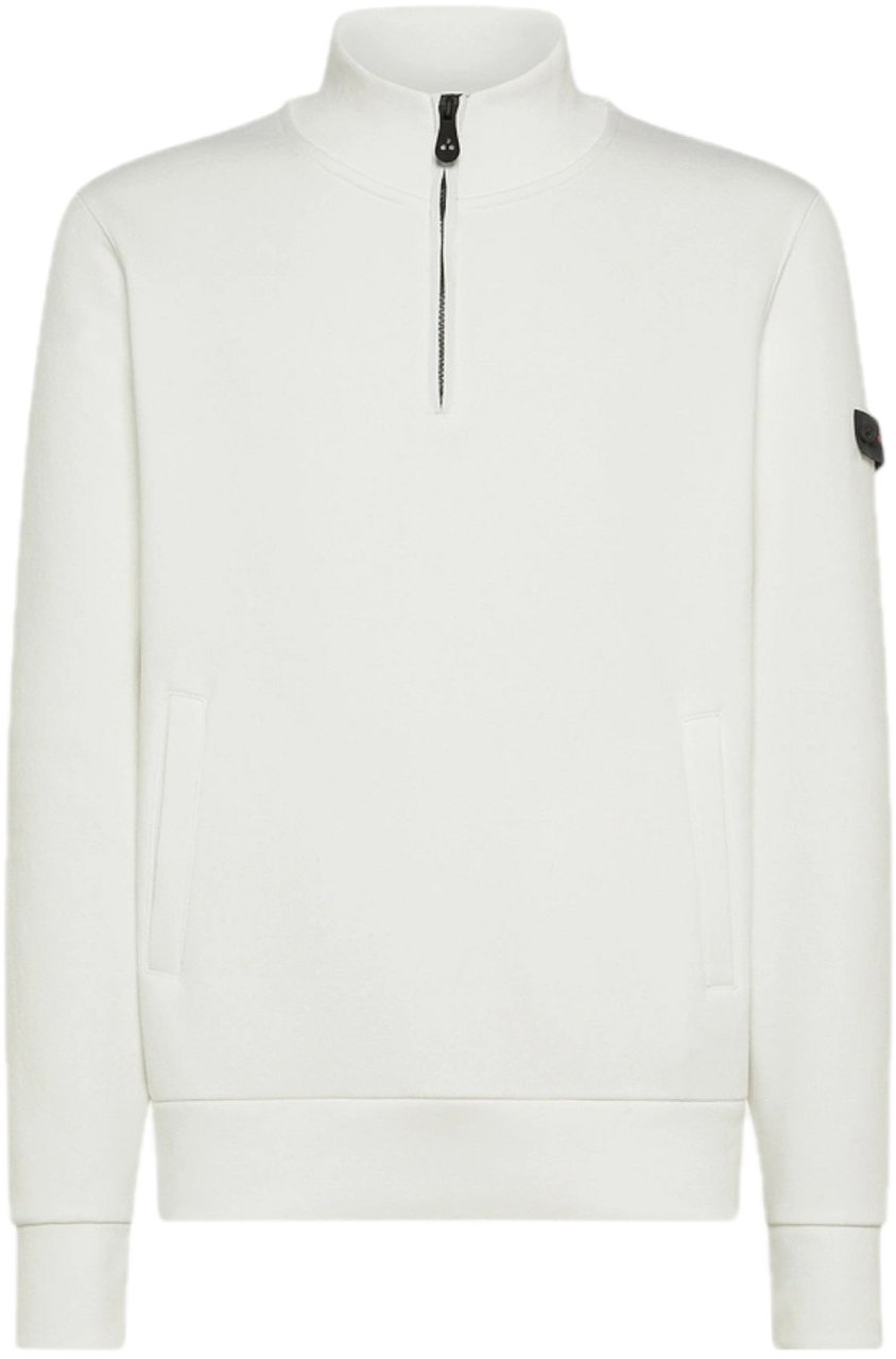 Peuterey Zip sweater offwhite Wit