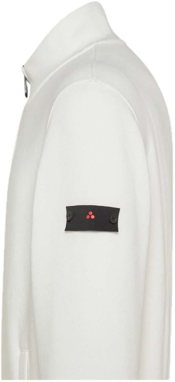 Peuterey Zip sweater offwhite Wit