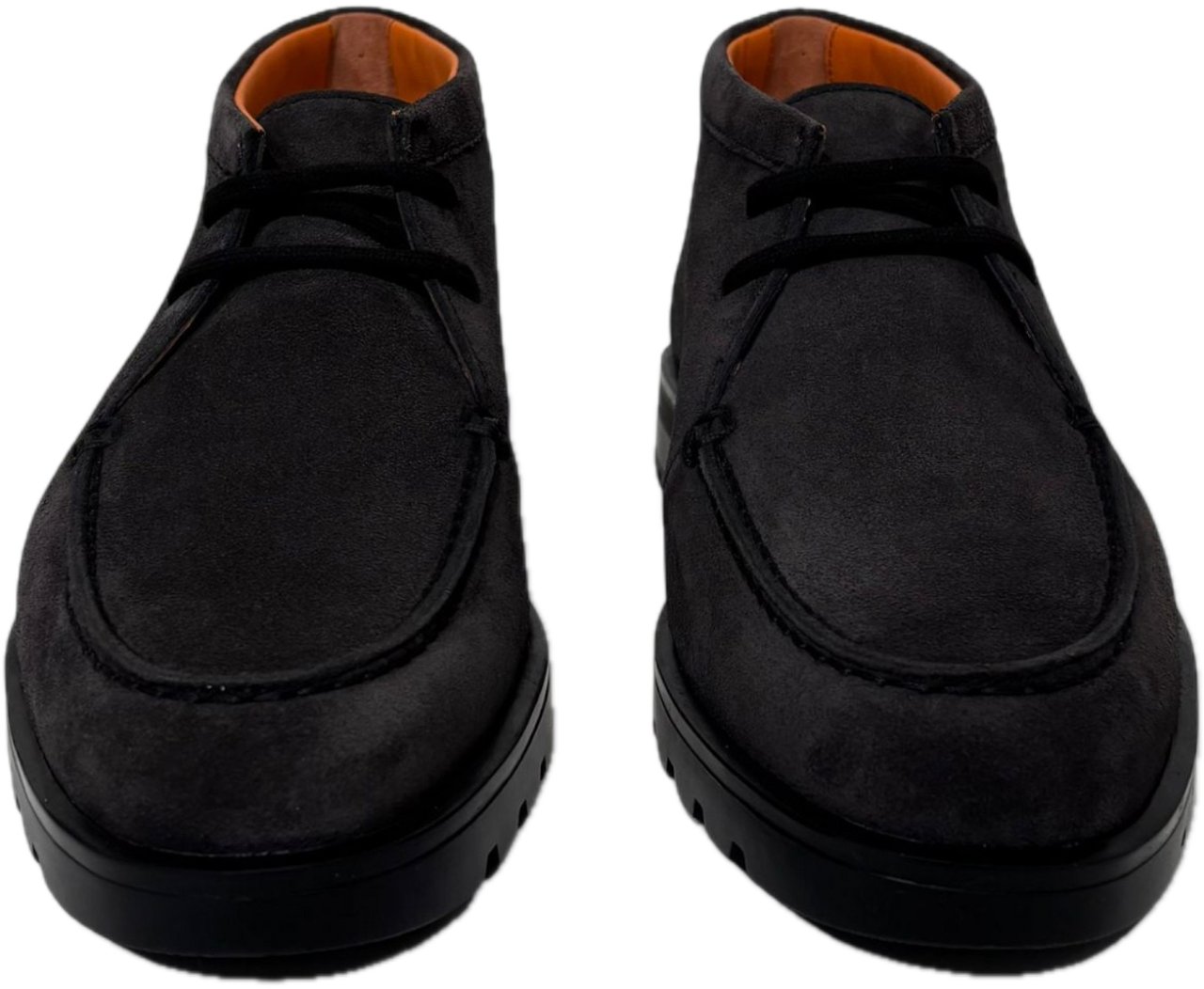 Santoni Detroit Gomma Roccetta Nero Grijs