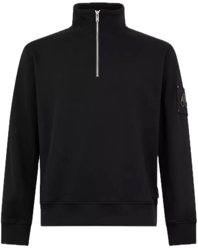Moose Knuckles Zipsweater Hartsfield zwart Zwart