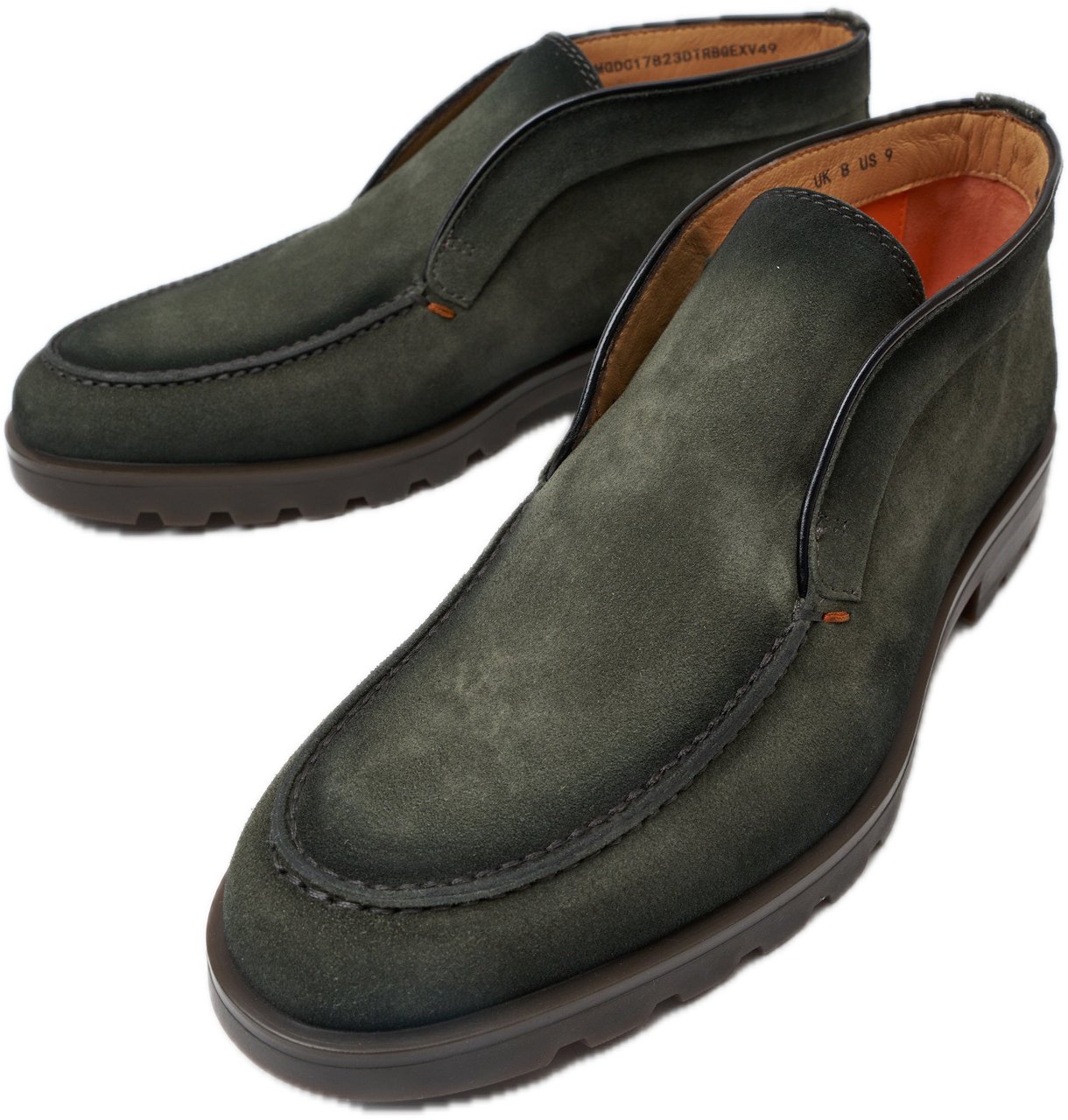 Santoni Instapper Detroit Gomma donkergroen Groen