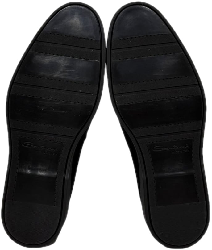 Santoni Drain Detroit Zwart