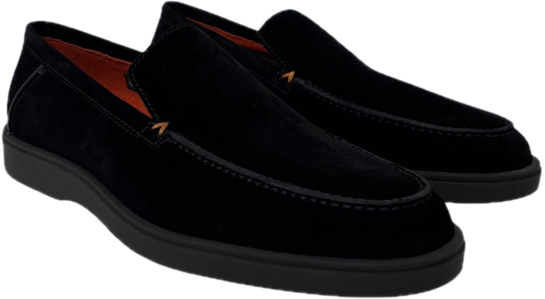 Santoni Drain Detroit Zwart