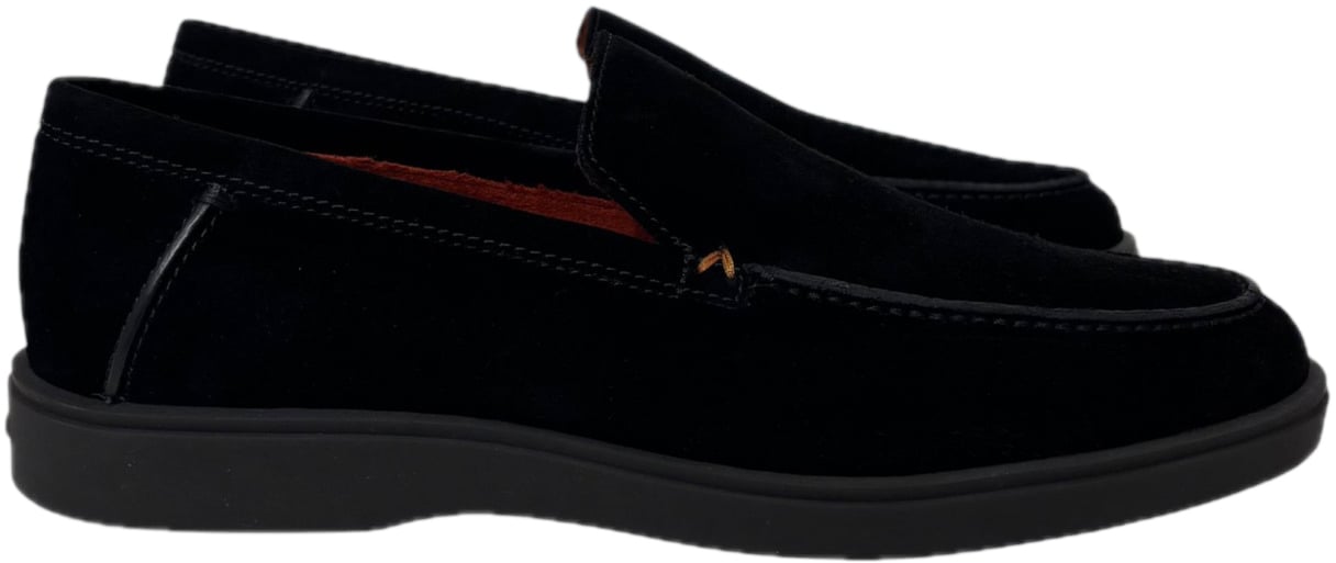 Santoni Drain Detroit Zwart