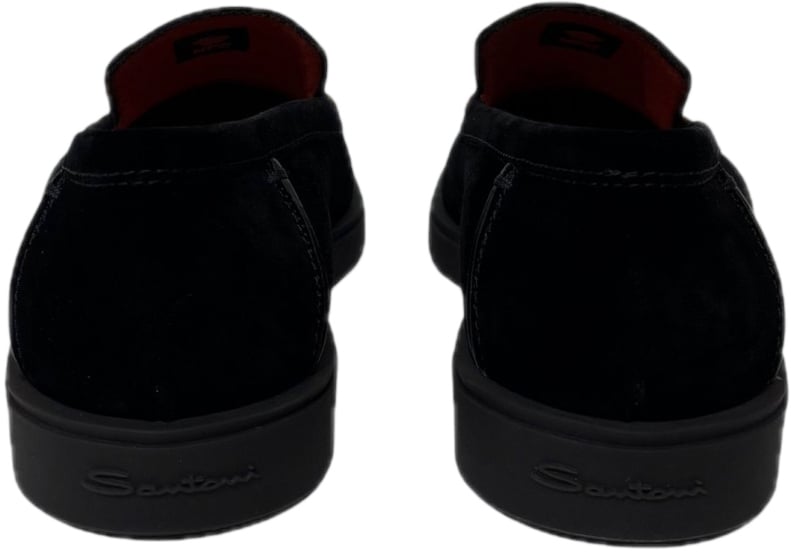 Santoni Drain Detroit Zwart