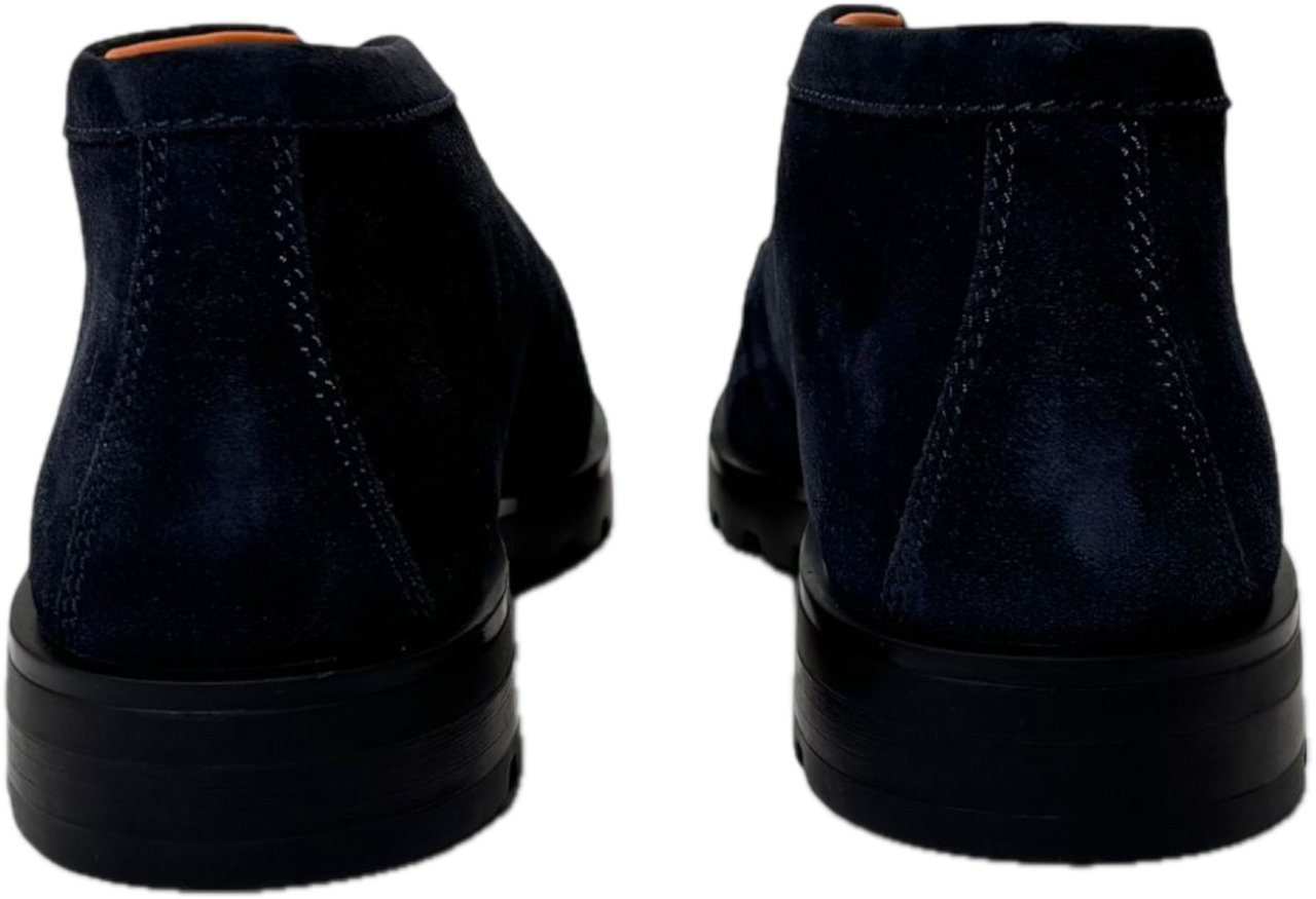 Santoni Detroit Gomma Blauw