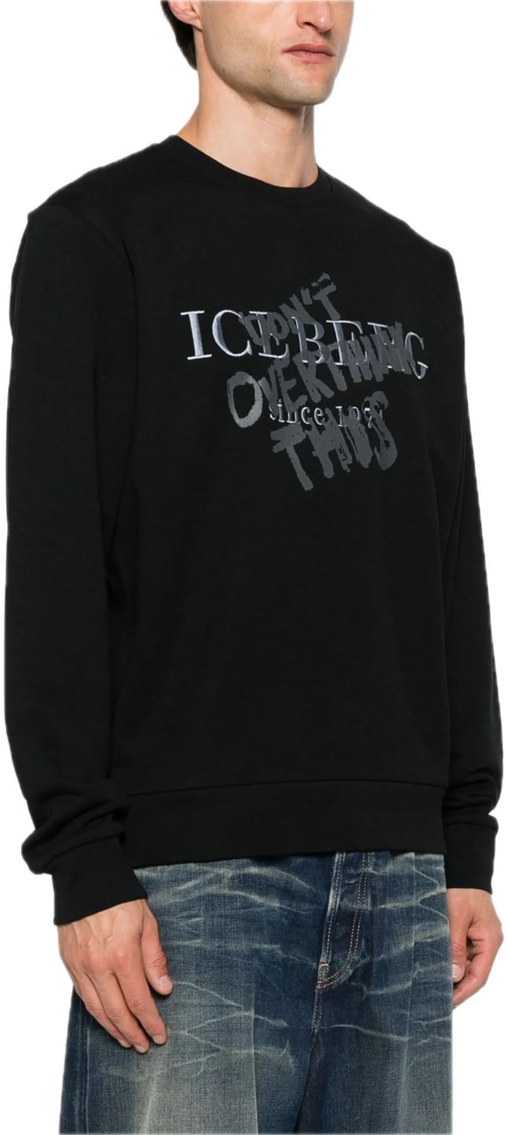Iceberg Sweater Black Zwart