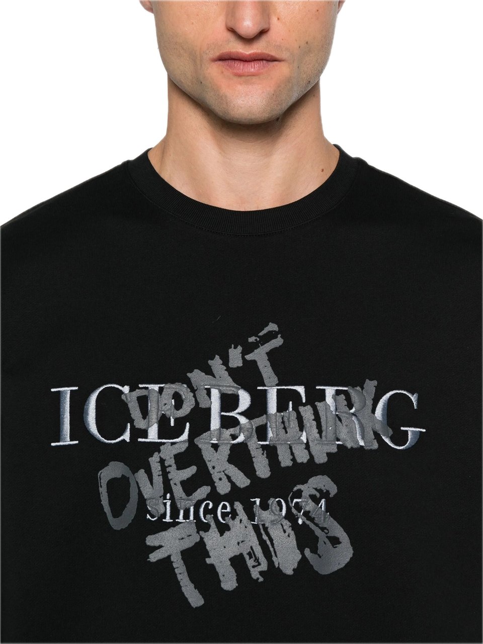 Iceberg Sweater Black Zwart
