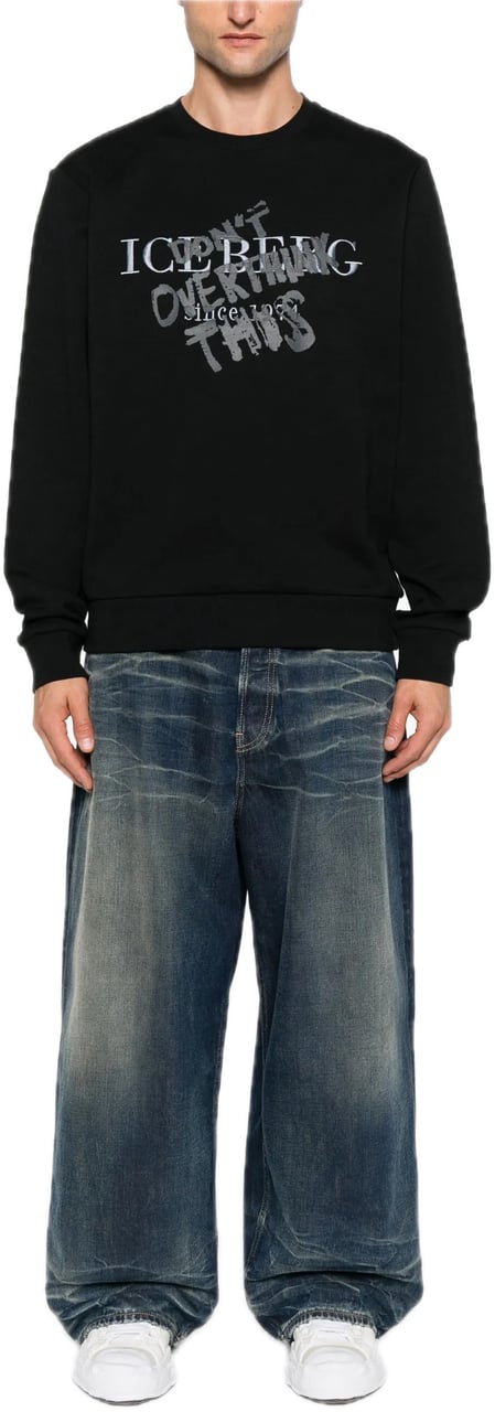 Iceberg Sweater Black Zwart
