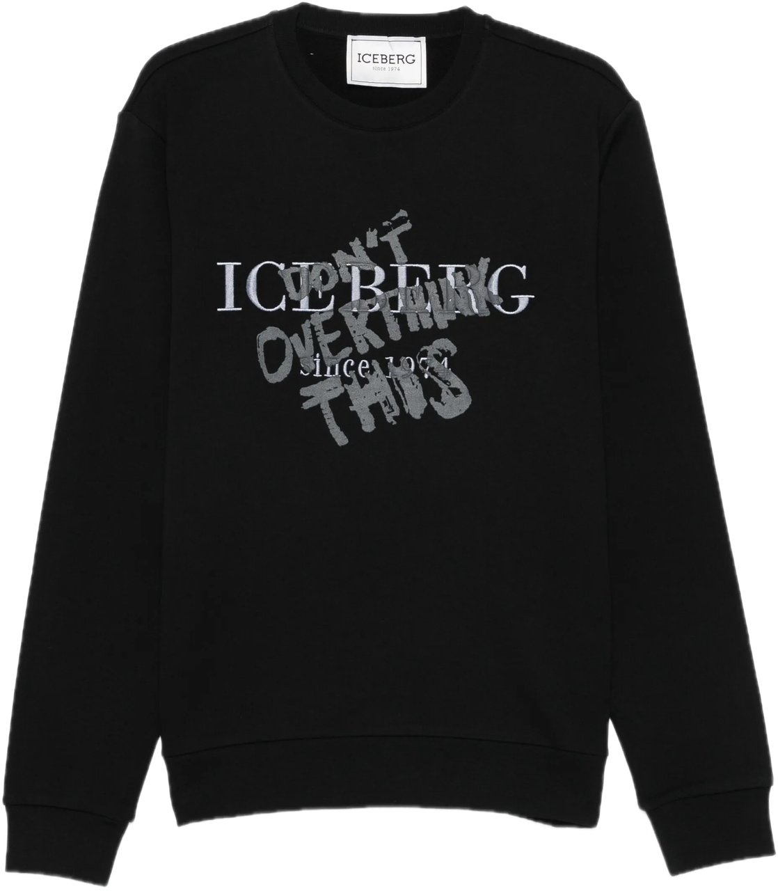 Iceberg Sweater Black Zwart