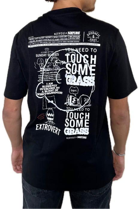 Iceberg T-shirt Black Zwart