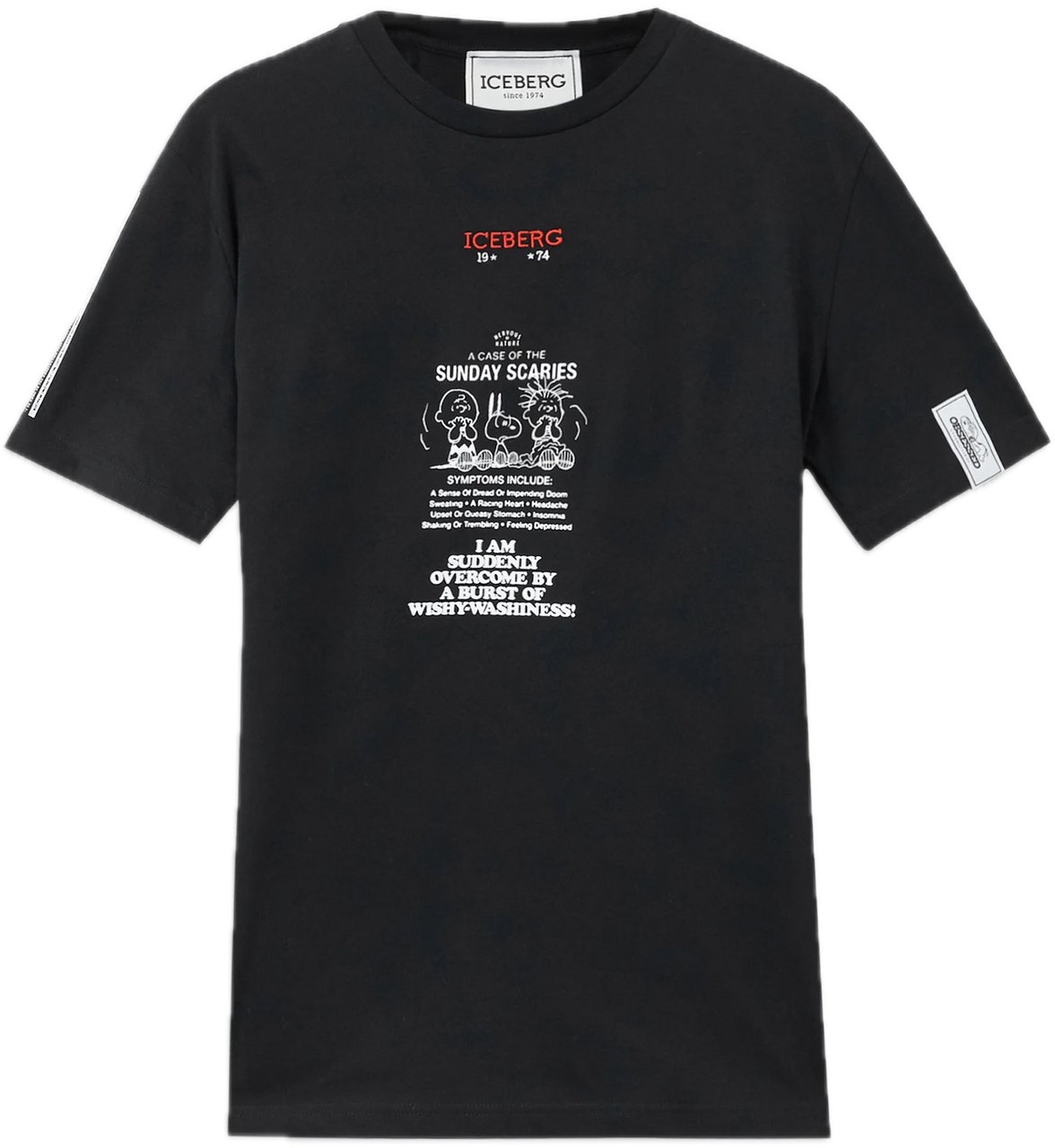 Iceberg T-shirt Black Zwart