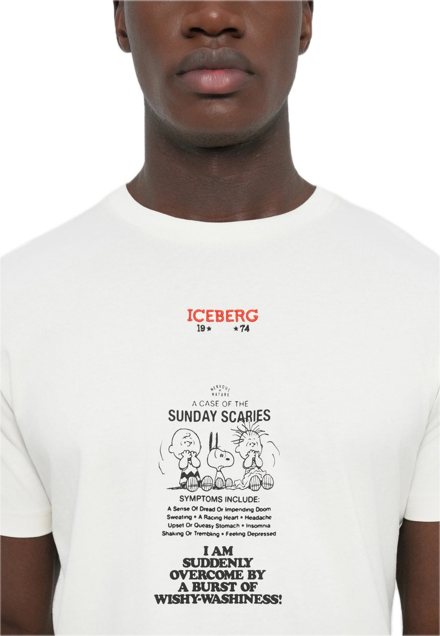 Iceberg T-shirt Offwhite Wit