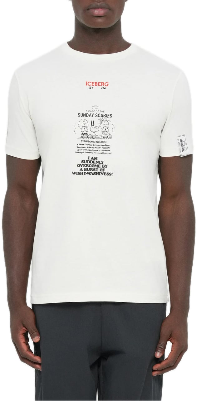 Iceberg T-shirt Offwhite Wit