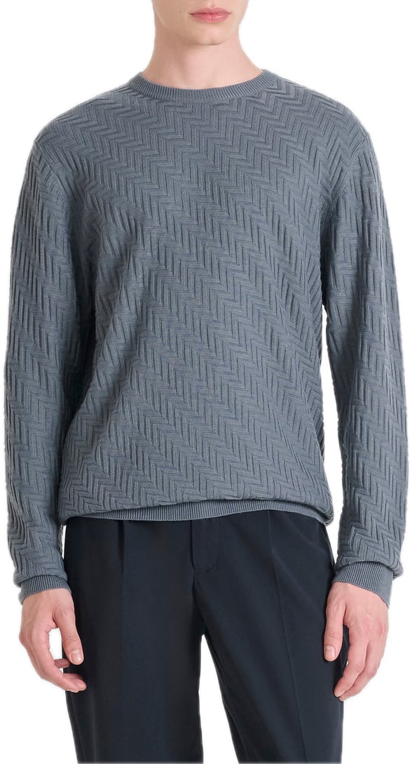 Antony Morato Blue Knitwear Blauw