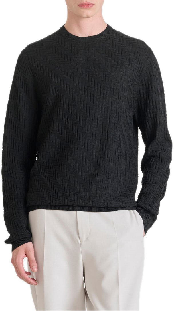 Antony Morato Black Knitwear Zwart