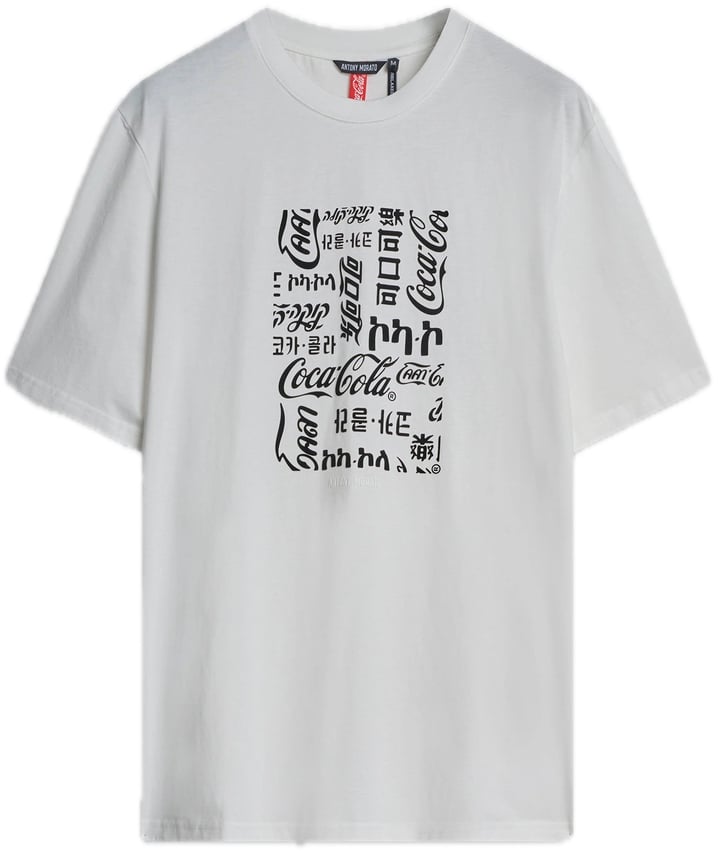 Antony Morato T-shirt White Coca Cola Wit