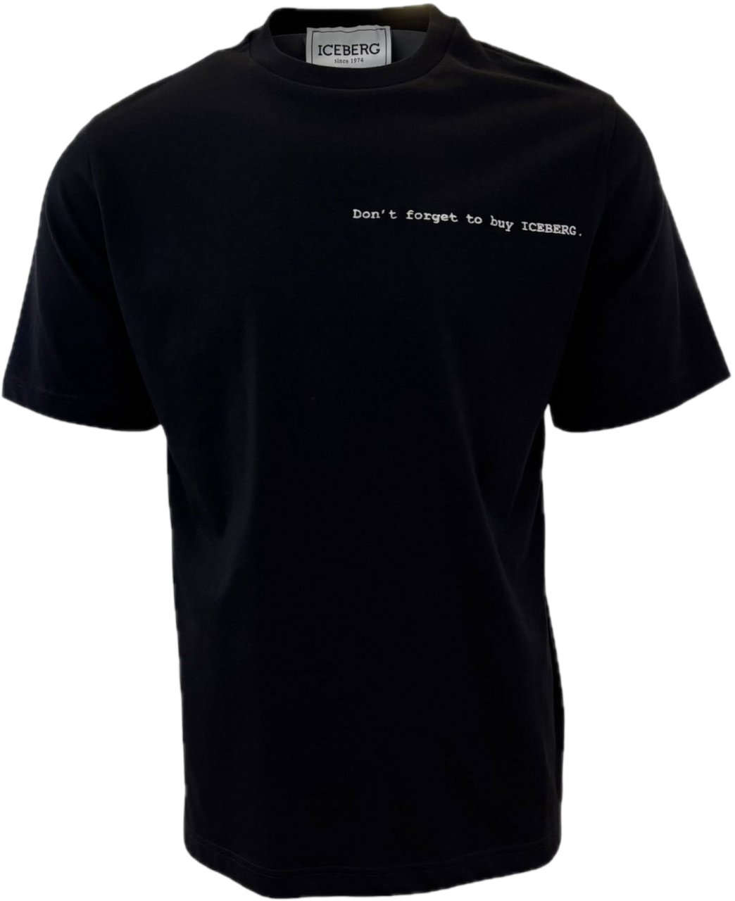 Iceberg Tee Black Forget To Buy Zwart