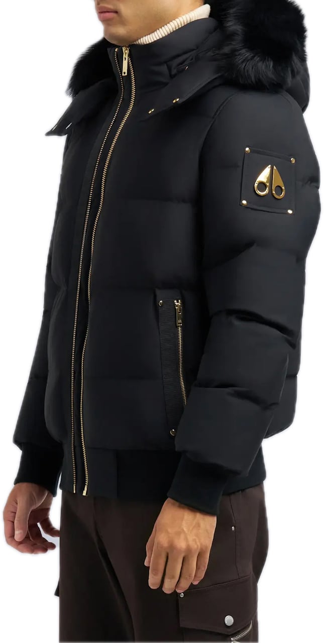 Moose Knuckles Men Stagg Bomber Gold Zwart