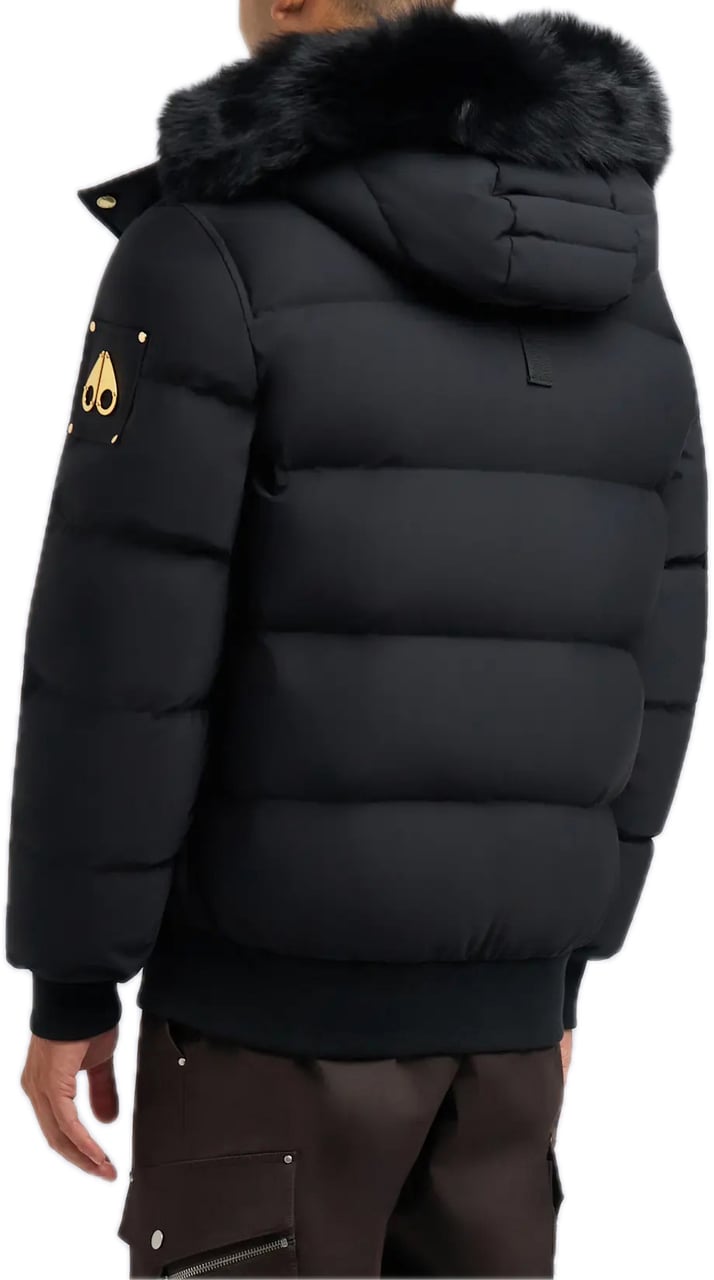 Moose Knuckles Men Stagg Bomber Gold Zwart