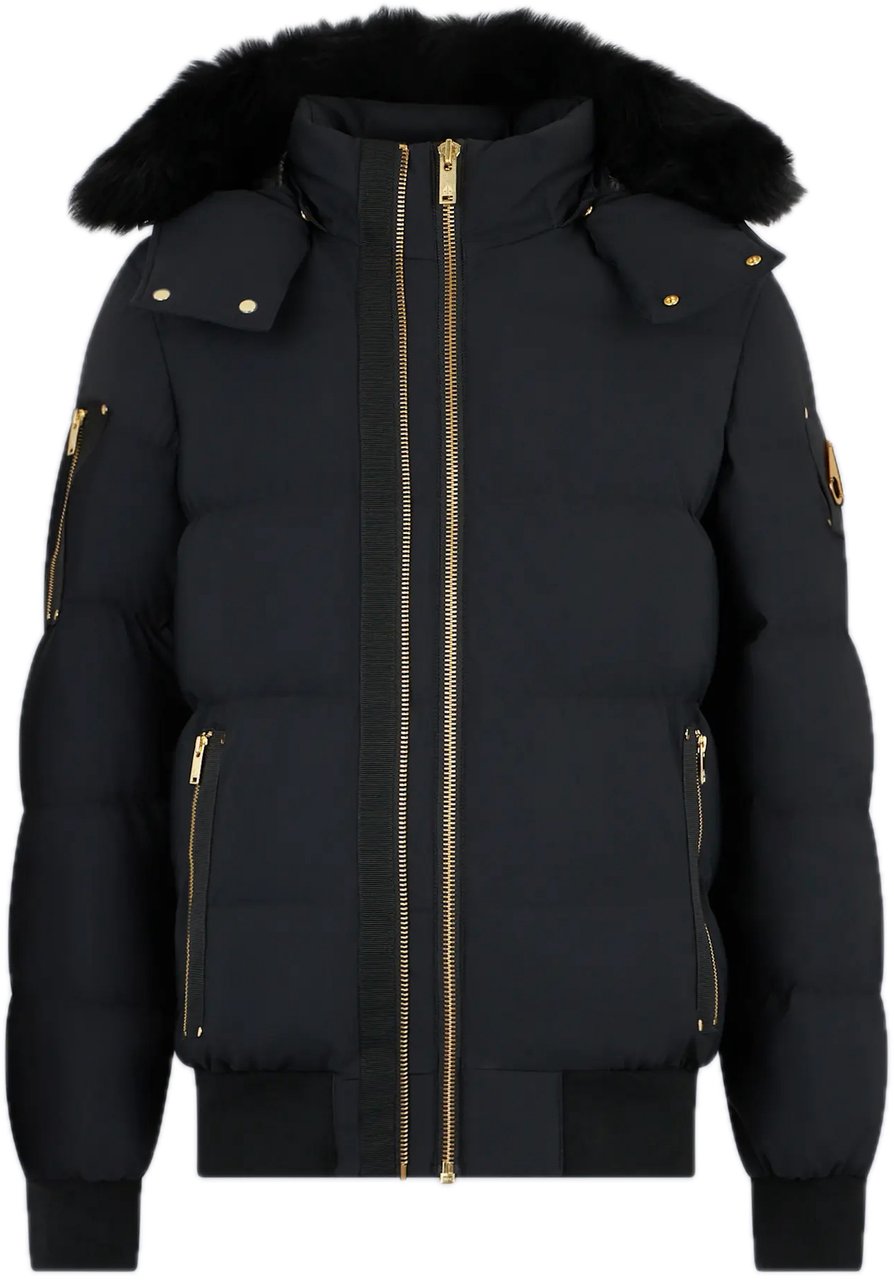 Moose Knuckles Men Stagg Bomber Gold Zwart