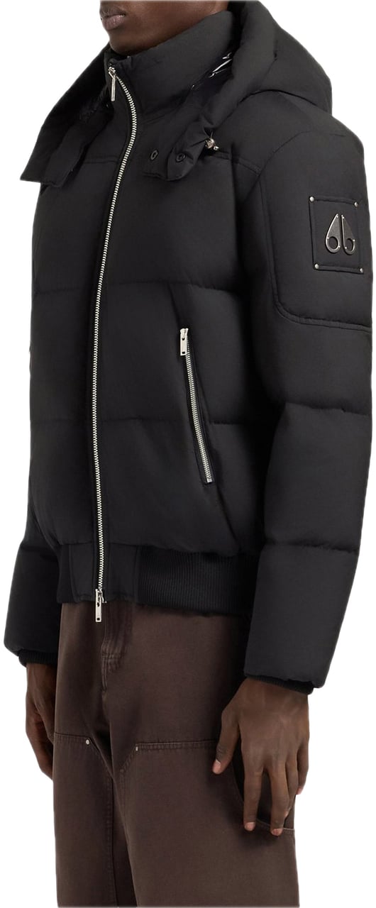 Moose Knuckles Everest Bomber Black Zwart
