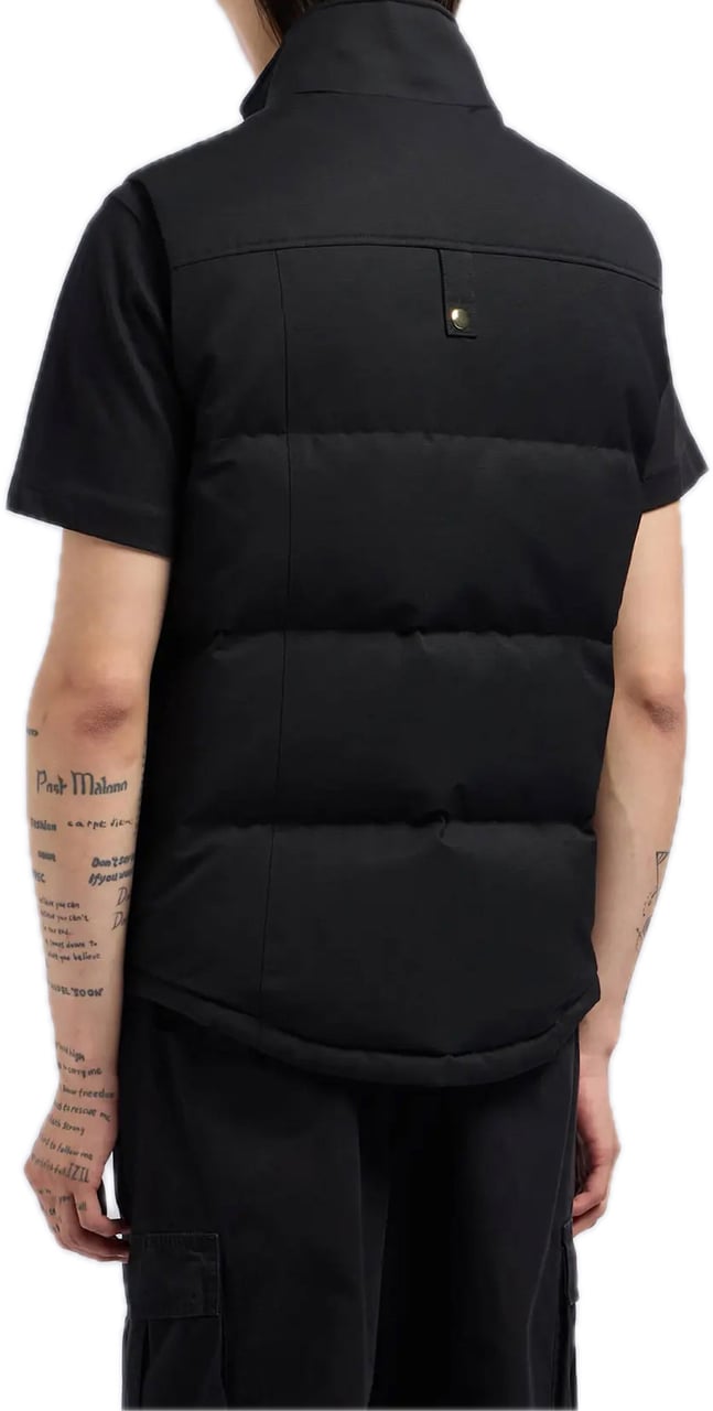 Moose Knuckles Westmount Bodywarmer Gold Black Zwart