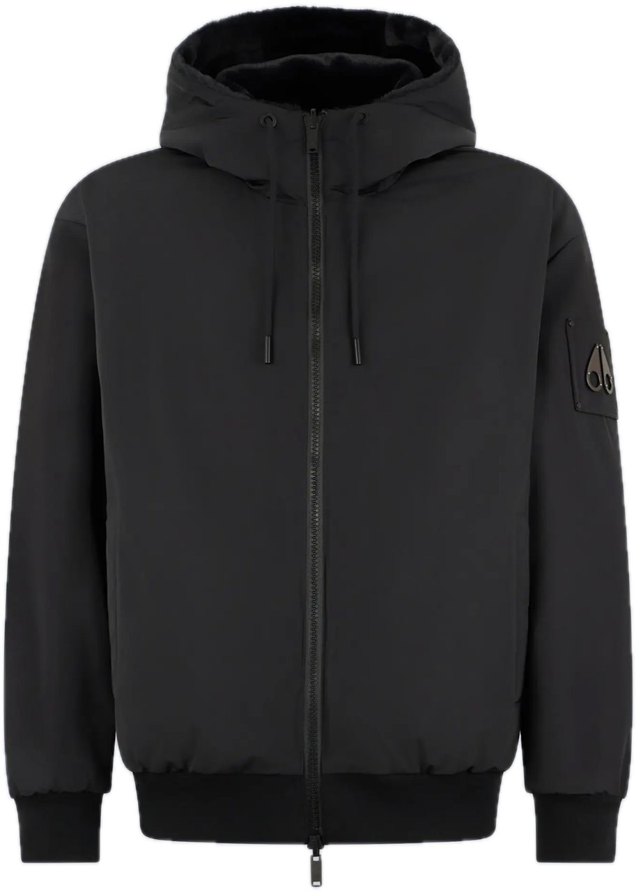 Moose Knuckles Roland Reversible Bunny Black Zwart