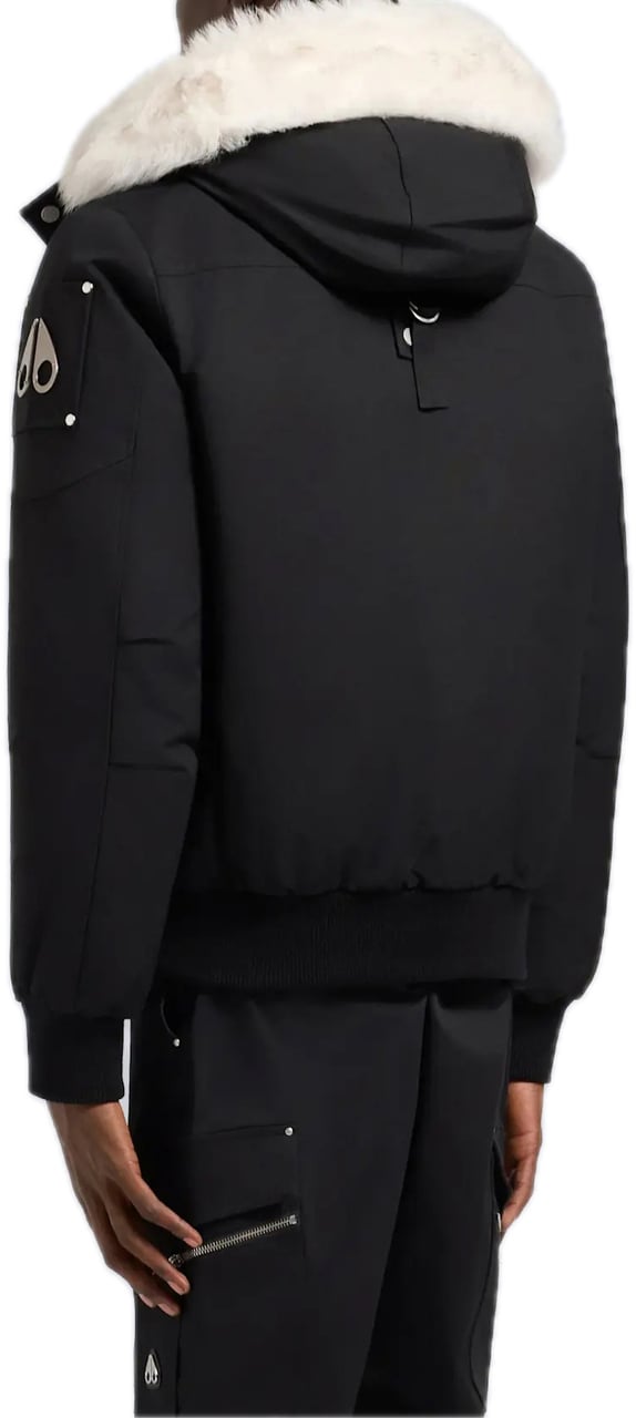 Moose Knuckles Original Ballistic Bomber Natural S Zwart