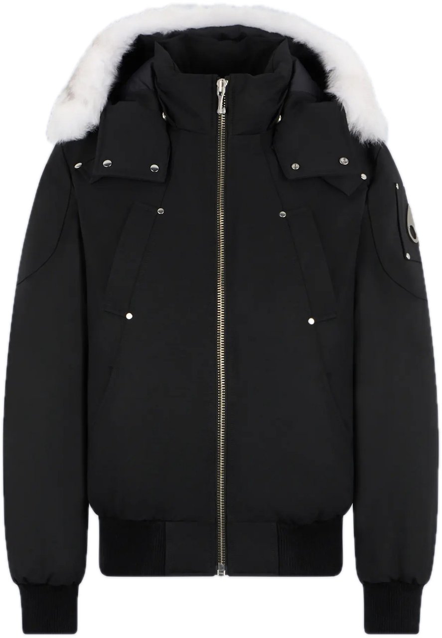 Moose Knuckles Original Ballistic Bomber Natural S Zwart