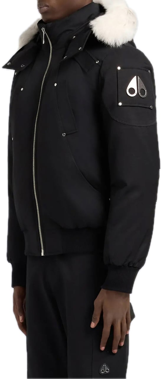 Moose Knuckles Original Ballistic Bomber Natural S Zwart